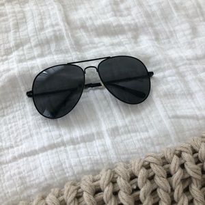Urban Outfitters Black Aviators